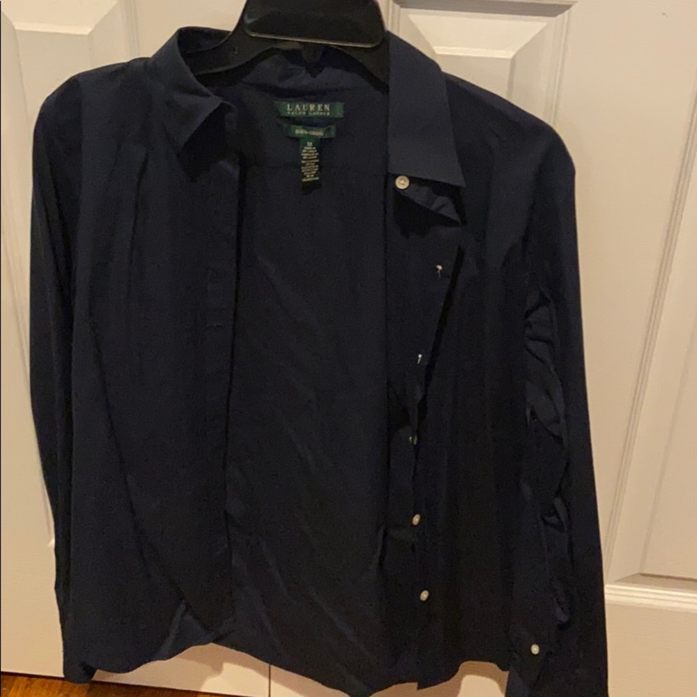 Navy Ralph Lauren Button Down Shirt